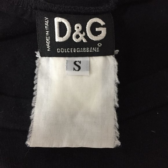 D&G DOLCE & GABBANA Italy Black Silver LOVE Sequin Long Sleeve Shirt - Picture 2 of 8